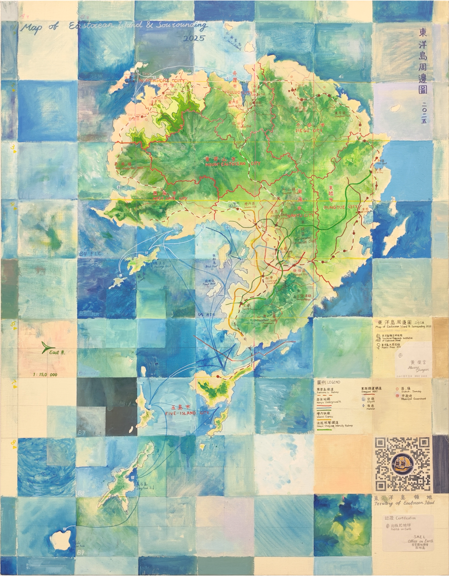 Map of Eastocean Is. & Surrounding 2025